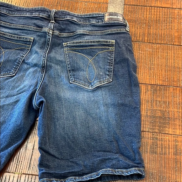 Calvin Klein Blue Denim Shorts - Picture 4 of 8